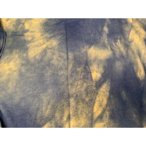 Tie-Dye Wool Rug Hooking Fabric 32" X 54" Yellow & Green - Picture 2 of 6